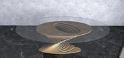 I3 Homes 3D Wavy Design Parametric Wooden Side Table