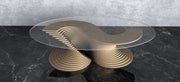 I3 Homes 3D Wavy Design Parametric Wooden Table