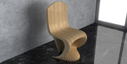 I3 Homes 3D Parametric Wavy Design Wooden Chair