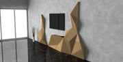 I3 Homes 3D Wave Crest TV Mount Parametric Wall Art