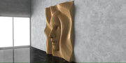 I3 Homes 3D Wooden Parametric Face Shape Wall Art