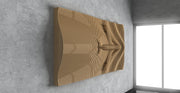 I3 Homes 3D Wooden Parametric Plane Shape Wall Art