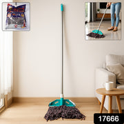Premium Cotton Yarn Floor Cleaning Mop With Long Handle (1 Pc)