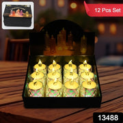 Festive Lighting For Any Occasion 12 Pack Led Tealight Candles