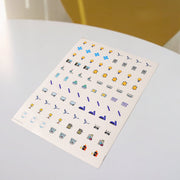 Pack Of 10 Sheet Smart Switch Icon Sticker Sheet (10 Sheet Multi Icons)